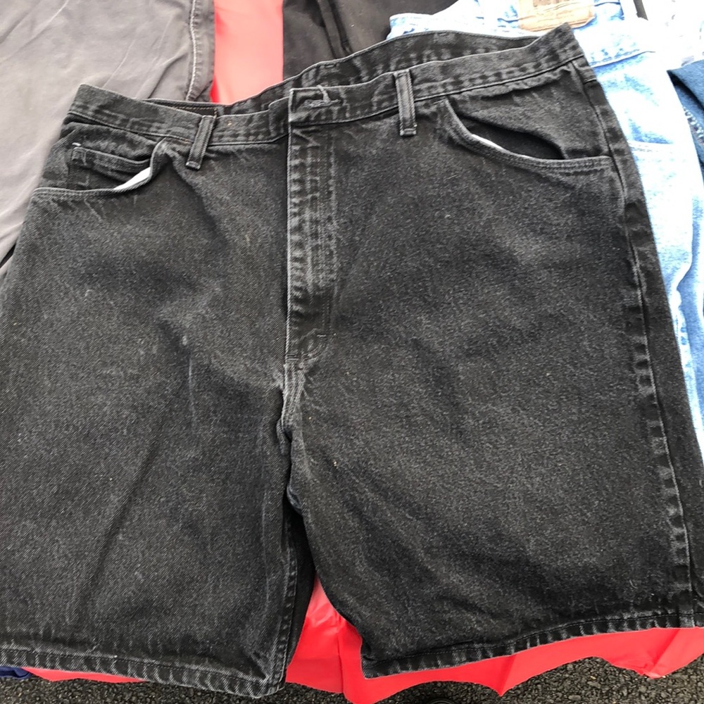 Wrangler jeans shorts black
